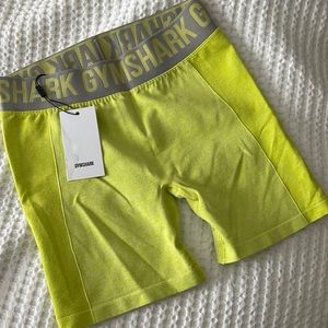 Like green flex gym shorts